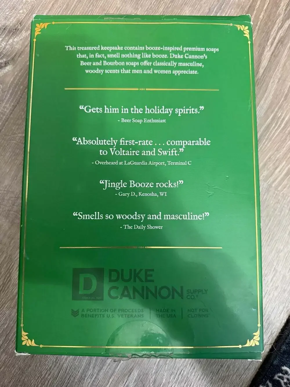 Duke Cannon Jingle Booze Holiday Soap Gift Set